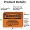 Signmission No Trespassing Contaminated Area Avoid Contact OSHA Warning Sign, Vinyl Decal, 7in W x 5in L, 2PK OS-2PACK-WS-D-57-L-12278 - alternate 3